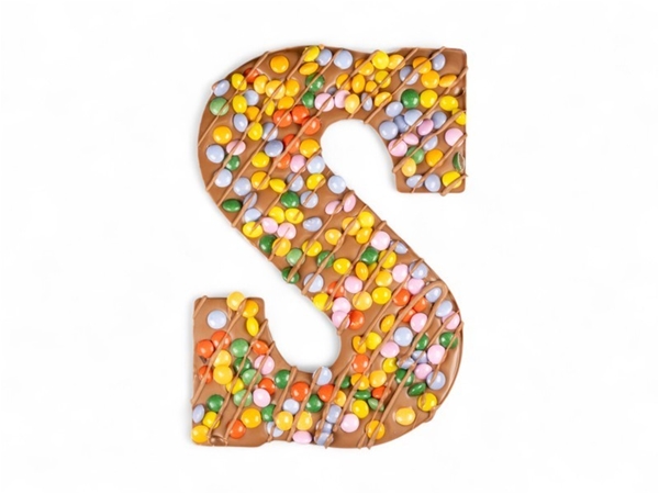 Chocoladeletter smarties melk groot 'S'&nbsp;s