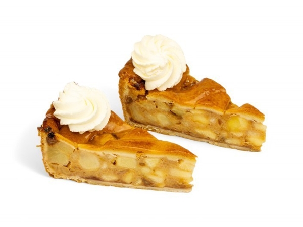 Appelpunt met slagroom