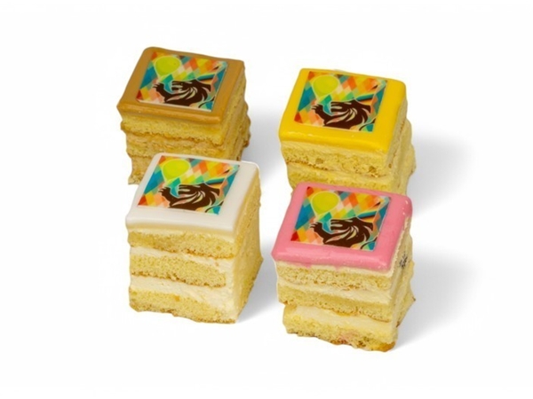 Receptiegebak met logo