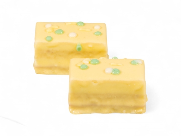 Vegan petit four lemon