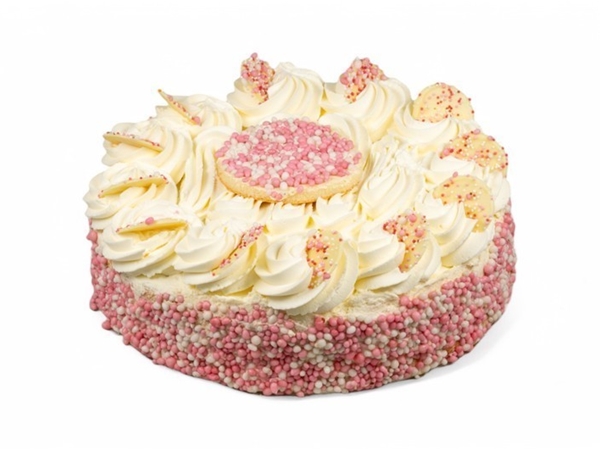 Geboortetaart meisje (12 pers.)