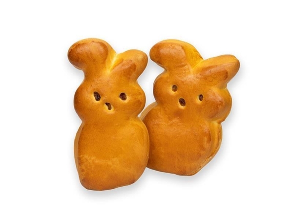 Paashaas brioche broodje&nbsp;2 stuks