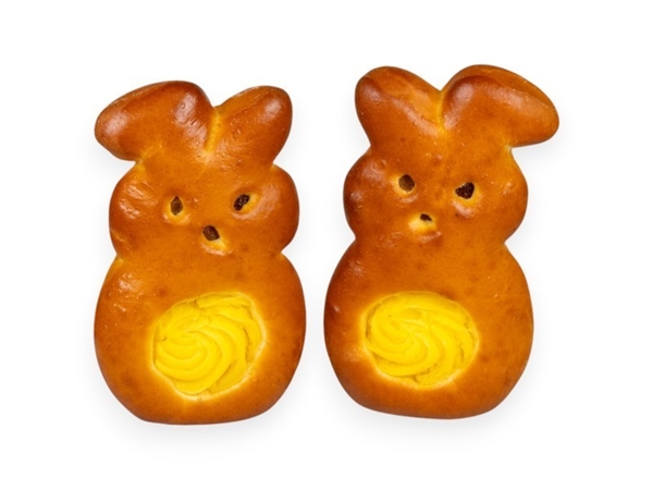 Paashaas brioche met room&nbsp;2 stuks
