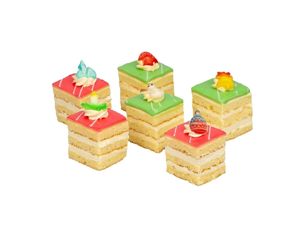 Kerst cake petit fours&nbsp;6 stuks